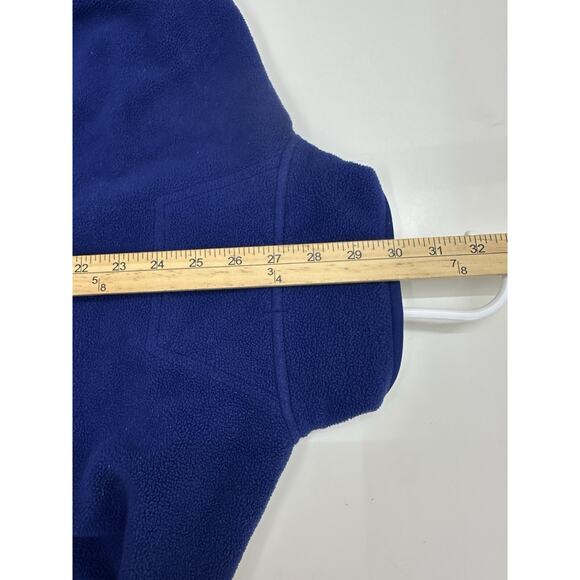 Antigua Mens Sweatshirt Size Medium Fleece Blue 1/4 Zip Footwashing Embroidered - Picture 10 of 11